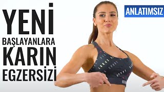 YENİ BAŞLAYANLAR İÇİN 10DKLIK EFSANE KARIN EGZERSİZİ  TUĞÇE İRTEM [upl. by Okihcas381]