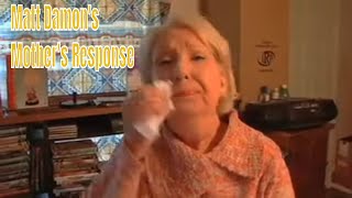 Matt Damons mothers response to the Sarah Silverman video This is a Spoof Parody [upl. by Adialeda350]