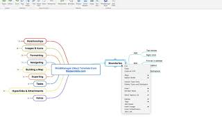 MindManager Mac Tutorial  Boundaries [upl. by Hands]