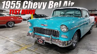 TEST DRIVE 1955 Chevrolet Bel Air For Sale Vanguard Motor Sales [upl. by Marala]