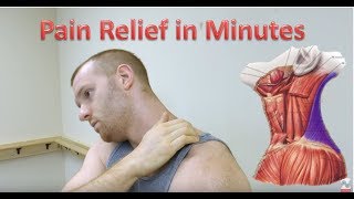 Upper Trapezius Release  Trigger Point Release Neck Pain Relief [upl. by Isabelita]