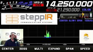 W7HU Alex 20 meters SteppIR PreppIR DIPOLE 29 feb [upl. by Namzed]