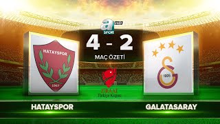 Hatayspor 42 Galatasaray  Maç Özeti HD [upl. by Pollak299]