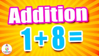 Add Numbers by 8  Addition for Kids with Learning Time Fun [upl. by Anais309]