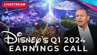 🚨 Disney Invests 15 BILLION in EPIC GAMES for quotUniversequot  Disneys Q1 2024  DSNY Livestream [upl. by Nohtahoj]