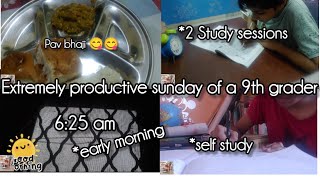 Extremely Productive sunday of a CBSE 9th grader  Sunday vlog  Subscribe [upl. by Oetam6]