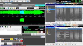 AEQ AudioPLUS radio automation system ENG 0713 [upl. by Anirtal495]