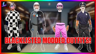 NEW HOW TO WEAR BLACKLISTED MODDED OUTFITS IN GTA 5 ONLINE Checker Outfits Invis Outfits etc [upl. by Eneryc]