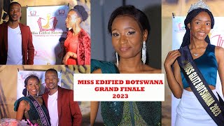 Miss Edified Botswana 2023  Grand Finale  The Good Soil Podcast [upl. by Etteroma]