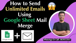 🔥📧 How to Send Bulk Email from Google Sheet Mail Merge  ✨ How to Send Bulk Email Using Gmail 🚀 [upl. by Lydie250]