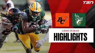 BC Lions vs Edmonton Elks  CFL HIGHLIGHTS Week 10 [upl. by Braunstein897]