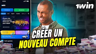 COMMENT CRÉER UN COMPTE 1WIN EN MOINS DE 2 MINUTES EN 2024 [upl. by Airottiv]