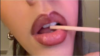 ASMR Tingly personal attention w spoolie nibbles plucking inaudible whispers Custom for Amani🧡 [upl. by Pren750]