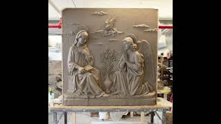 Cathedral of the Incarnation  Annunciation Aedicule Sculpture Time Lapse [upl. by Eicart69]