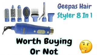 Geepas 8in 1 Hair Styler Introduction amp Uses  Full Detailed hvideo  Worth Buying or Not [upl. by Adnalue889]