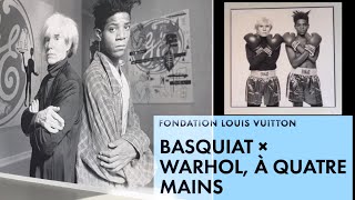 🇫🇷PARIS EXPO 4K HDR BASQUIAT × WARHOL À QUATRE MAINS FONDATION LOUIS VUITTON 14APRIL2023 [upl. by Bernadina]