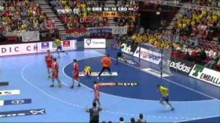 Suède vs Croatie Main round handball 2011Jan 23 2011 [upl. by Yren]