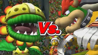 Mario Strikers Charged  Petey Vs Bowser [upl. by Cailean]