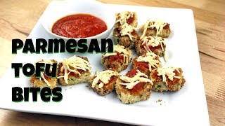 Parmesan Tofu Bites for Superbowl  Gretchens Vegan Bakery [upl. by Tearle]