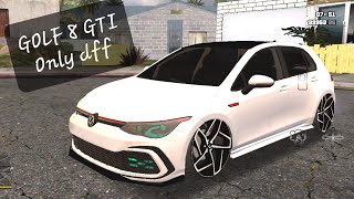 GOLF 8 GTI Only Dff Mod for GTA SA Android [upl. by Maxfield]