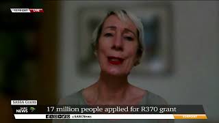 R370SRD Grant I Marked increase in applications shows SAs growing economic crisis Isobel Frye [upl. by Aisatana]