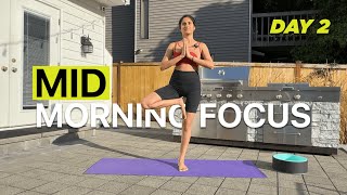 DAY 2  Morning Focus  Yoga Challenge for Every Phase of the Day☀️ [upl. by Strang]