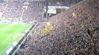 Steigerlied Südtribüne  Borussia Dortmund  Eintracht Frankfurt 15022014 [upl. by Flodur]