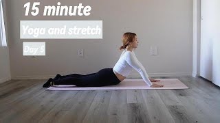 Day 5 of 1 month pilates home workout plan full body yoga and stretch [upl. by Odlanier]