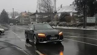 Audi Rs5 Acceleration Exhaust Sound 2018 Full HD [upl. by Dorcea231]