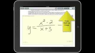 Typeset Math on your iPad with FluidEquation and Notability [upl. by Secnarfyram]