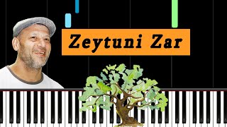 Arto Tuncboyaciyan  Zeytuni Zar  Piano Tutorial [upl. by Kreindler821]