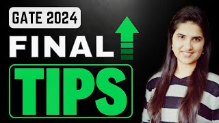 GATE Last minute preparation strategy  How to attempt gate exam GATE 2024Final Tips for gate exam [upl. by Mik578]