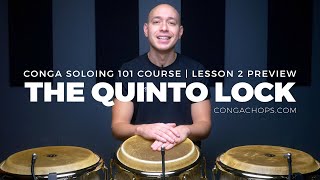 How to Take a Conga Solo Course  Lesson 2 Preview  The Quinto Lock  CongaChopscom [upl. by Repsaj]