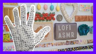 TRIGGER TRAIL  Dreamy Studded Glove  Long Nail Tapping and Scratching  ASMR [upl. by Annasor]