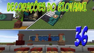 Minecraft Decorações do Giovanni EP36 [upl. by Yelime]