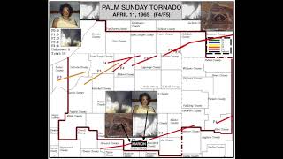 Palm Sunday Tornado April 11 1965 [upl. by Tann]