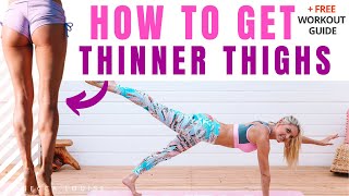 Get THINNER THIGHS from home in 8 minutes [upl. by Harmonie703]