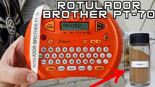 🔥Review Rotulador Eletrônico Brother PT70 [upl. by Yahsel256]