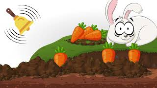 hop little bunnies hop hop hop  nursery ryhmes  song for kids  hola boo [upl. by Shurlock]