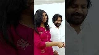 Deputy CM Pawan Kalyan With His Daughter Aadhya Visuals pawankalyan aadhya ❤️ [upl. by Aramaj]