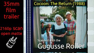 Cocoon The Return 1988 35mm film trailer flat open matte 2160p [upl. by Novyak]