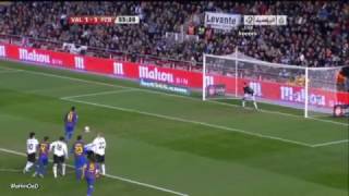 Diego Alves Saved A Penalty Kicked By Messi [upl. by Dlaner]