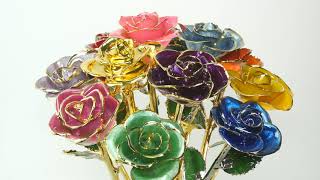 What is a 24kt Gold Dipped Rose [upl. by Yttiy]