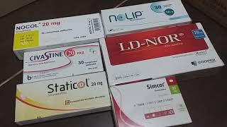 علاج الكوليسترول و الذهون الثلاثية بالتفصيل nolip ldnor civastine nocol simcor staticol [upl. by Wight]