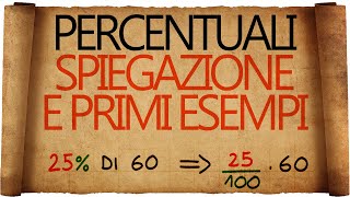 Percentuali  Cosa sono e come si calcolano [upl. by Parik]