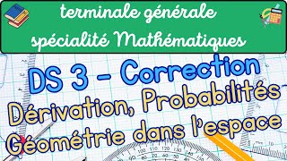 FR Terminale Spé maths  DS 3 [upl. by Ellehcim]