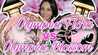 Olympea Flora vs Olympea Blossom  Paco Rabanne  Qual escolher Resenha e Comparação [upl. by Burwell]