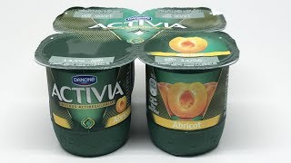 Danone Activia Bifidus Actiregularis Abricot [upl. by Siuluj622]