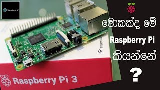 Sinhala Raspberry Pi Tutorial 01 Raspberry Pi 3 B Introduction [upl. by Harmony]