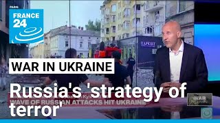 Russian strikes on Ukraine cities part of clear strategy to terrorise population • FRANCE 24 [upl. by Tnert]